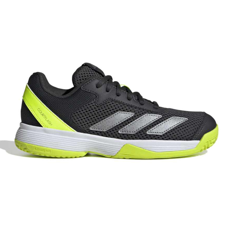 Tênis Adidas Courtflash Aderência Masculino Infantil Preto | Oscar
